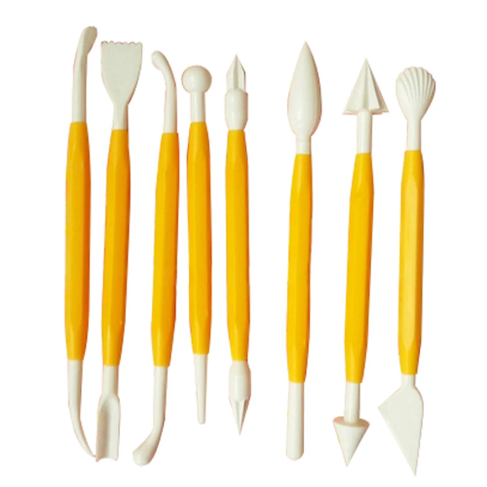 Polyform Sculpey Tools Set 8pcs DIY 16 Patterns Plasticine Polymer Clay