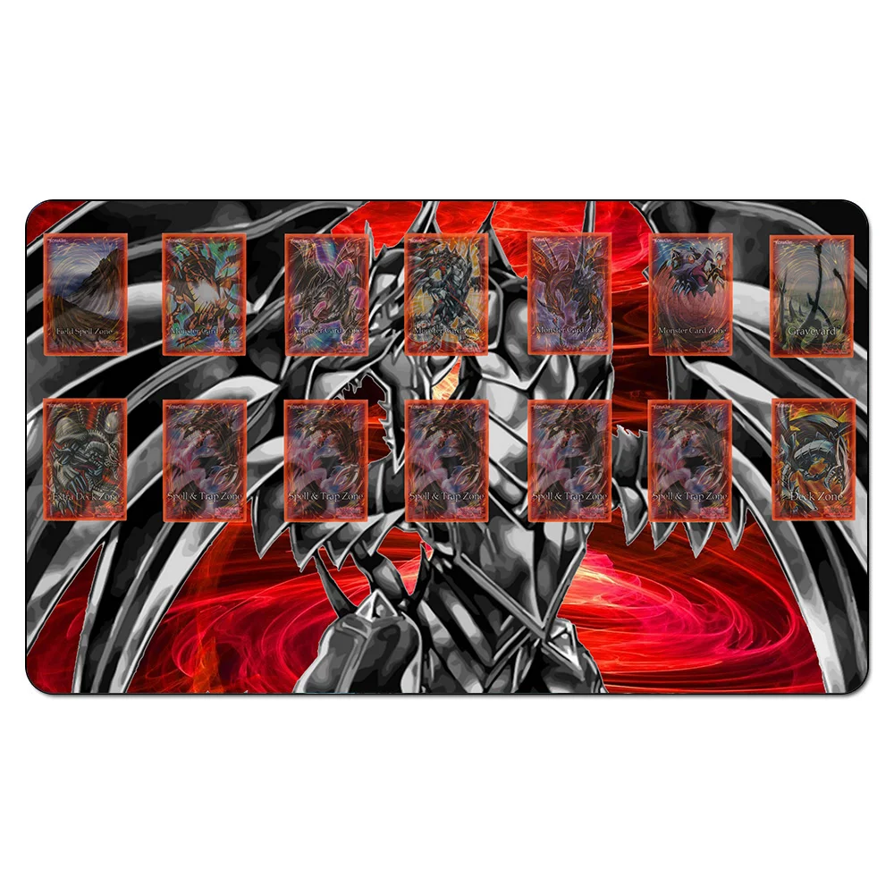 Red Eyes Darkness Metal Dragon Yugioh Playmat,Board Games The Play Mat