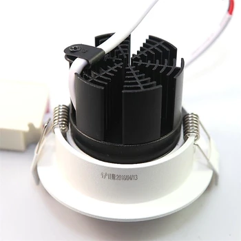 

16PCS/Lot Dimmable 10W COB LED Spot Light LED Ceiling Lamp Recessed LED Downlight COB AC110V 220V Home luminaire Free Shipping