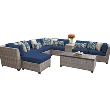 Новое поступление качественная садовая мебель простые диваны из ротанга диван набор 7 местный для продажи