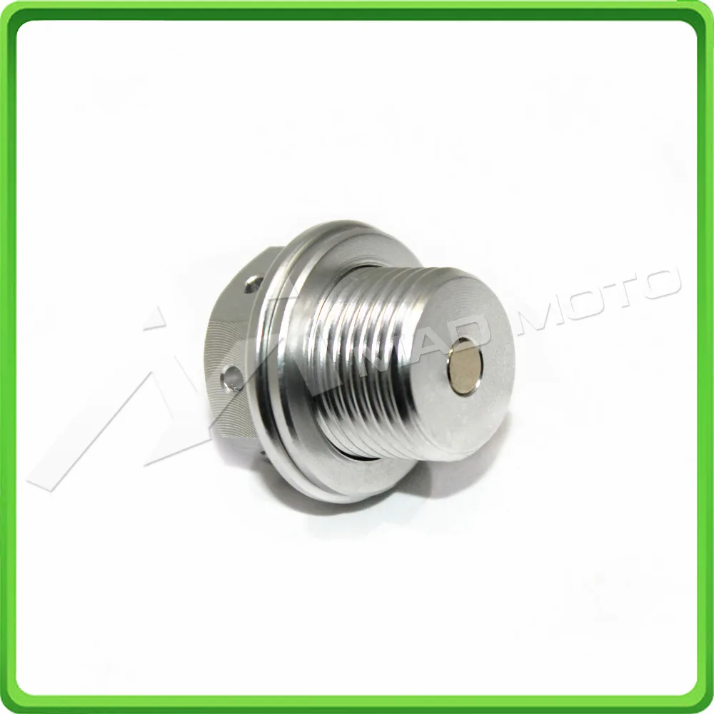 Magnetic Oil Drain Plug M14x1.5mm 14 1.5mm Engine Oil Drain Sump Bolt For DUCATI PANIGALE 899 959 1199 1299 All Years Silver (2)