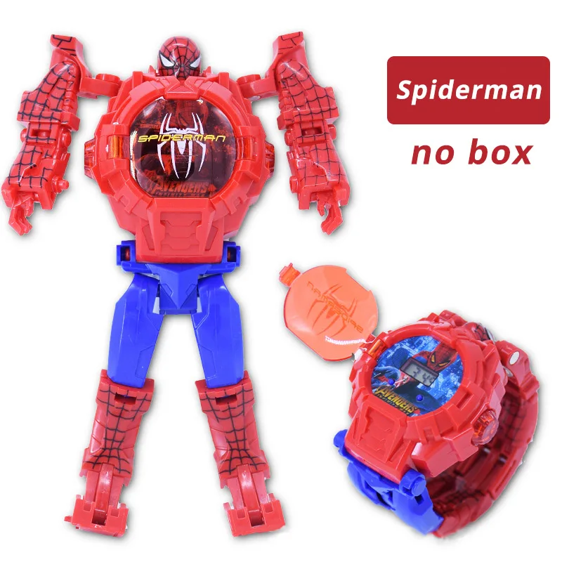 

NEW Spiderman Cartoon Children Watches Robot Batman Irom Captain America Kids Watch Kids Girls Wristwatch Relogio