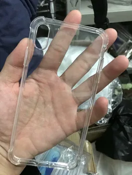 

50pcs/lot For iPhone XS / XR Anti-shockproof Soft TPU Clear Transparent Back Case Cover For iPhone XS Max