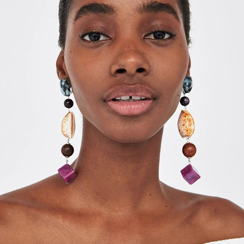 Dvacaman-New-Big-Long-Colorful-Beads-Drop-Earrings-Fashion-Women-Party-Earrings-Wedding-Dangle-Earrings-Za