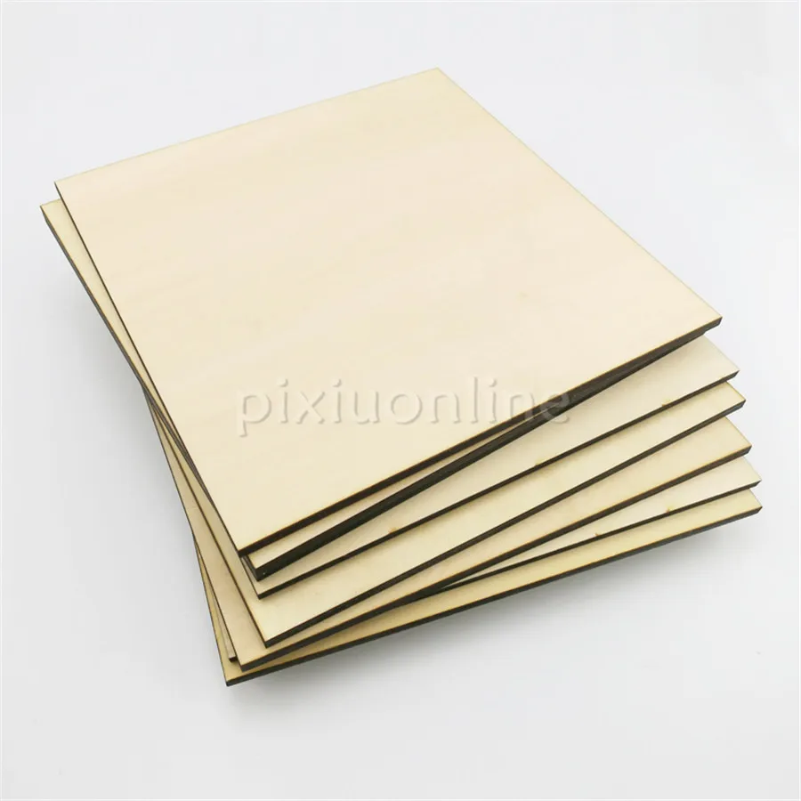 

1pc J365 100*100mm Basswood Laminated Board Artificial Wood Board Model Material DIY Using Free Shipping Russia