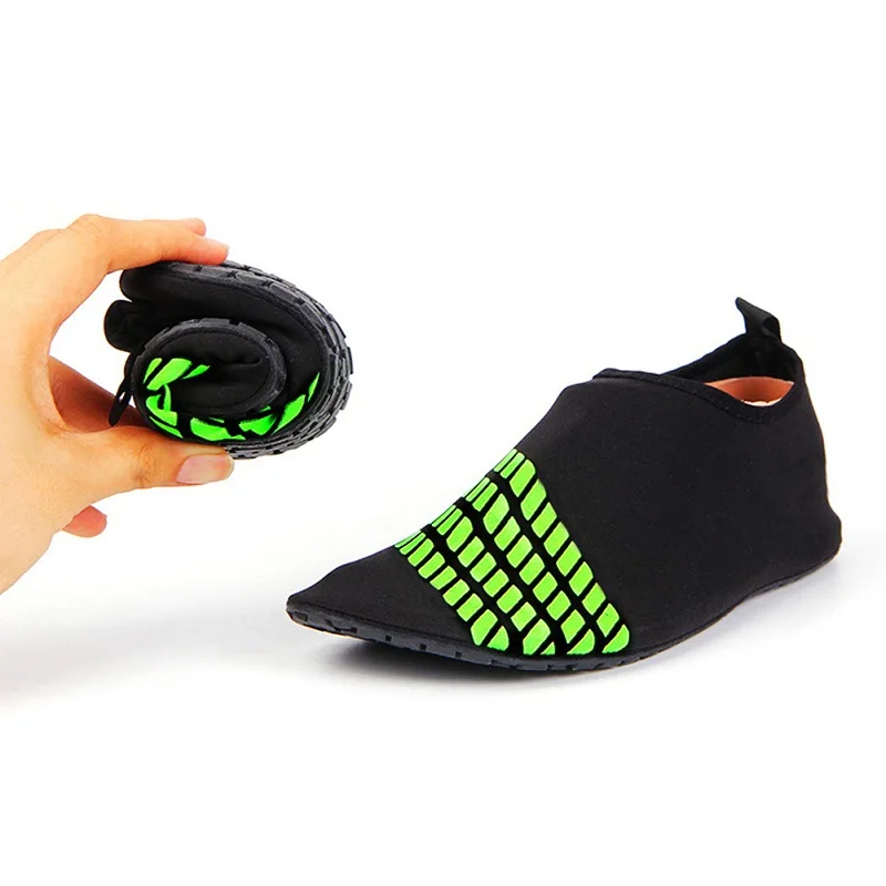 

Green/Blue Adult Slip Neoprene Men Women Surf Aqua Beach Water Socks Shoes Sport Yoga Swim Diving Water Sport Shoes M-3XL