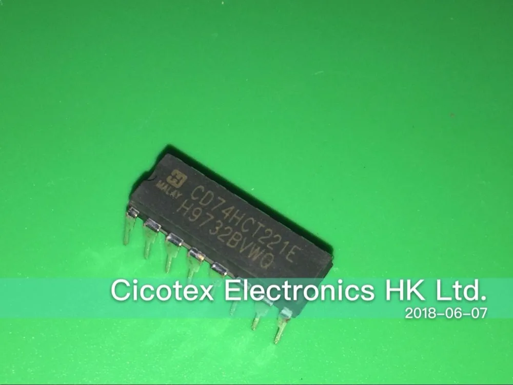 

10pcs/lot CD74HCT221E DIP16 IC DUAL MONO MULTVIBRATOR 16-DIP 74HCT221