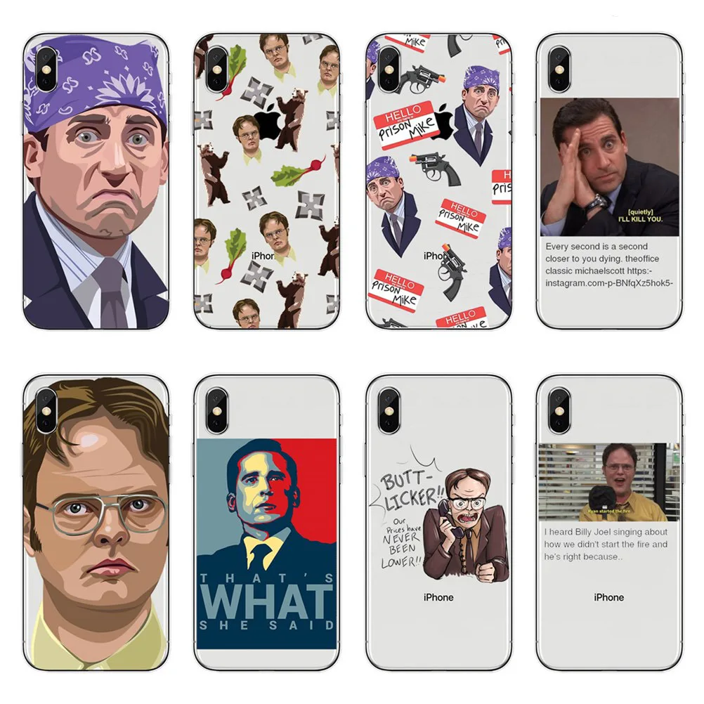 

The office TV show Case Soft TPU Back Cover For iphone XS MAX 6 6S 7 8 Plus X XR 5S SE Case Cover Phone Case Michael Scott Case