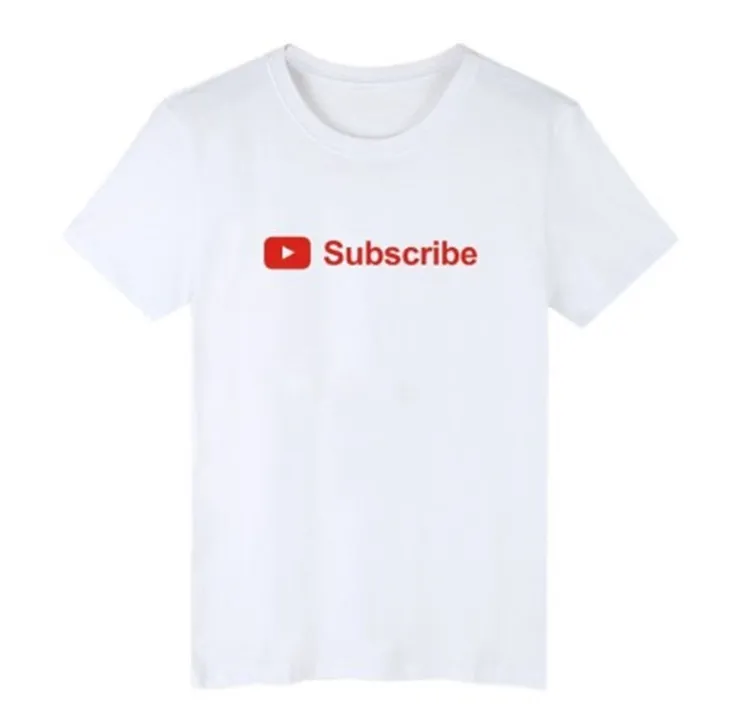 Женская летняя футболка с принтом логотипа Youtube, футболка Youtuber Fangirl, футболки, топы, подарки, Прямая поставка - Цвет: 013