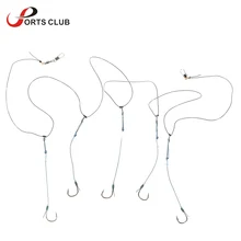 120 см рыболовный крючок рыболовный Крючки для морская Нейлоновая Леска рыболовная Сталь крючок с веревкой для рыбалки рыболовные снасти