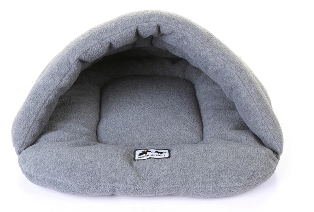  6 Colors Soft Fleece Winter Warm Pet Dog Bed 4 different size Small Dog Cat Sleeping Bag Puppy Cave