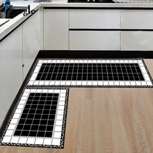 Zeegle Gemometric Non slip Kitchen Carpet Floor Mat Bathroom Mats Living Room Bedroom Carpets Entrance Doormat