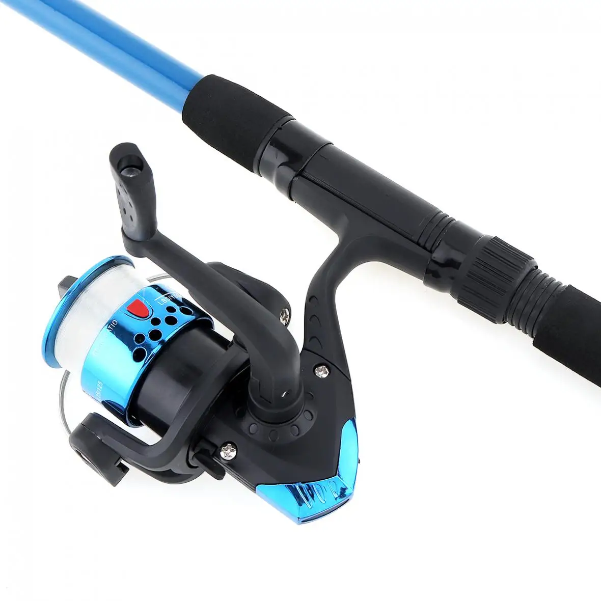 1.8m Fishing Rod Reel Line Combo Full Kits Spinning Reel Pole Set with Carp Fishing Lures Fishing Float Hook Swivel Etc Tool