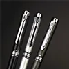 High Quality  Metal Roller Pen Luxury gel Pens give 2 refills 0.5mm Blue/Black ink For Business Writing Office School Supplies ► Photo 3/6