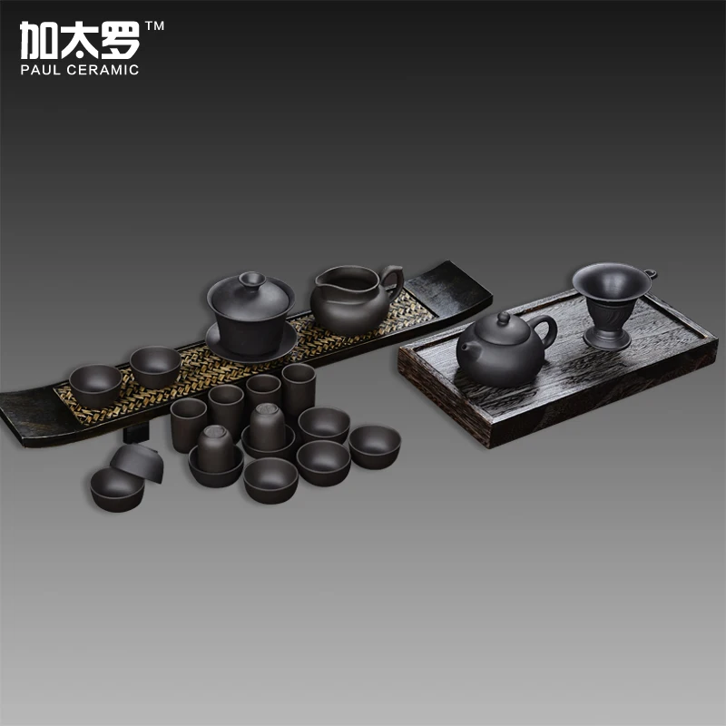 Paul Ceramic Chinese Purple Clay Tea Sets, Exquisite Kung Fu