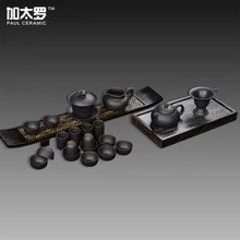 Paul Keramik Chinesischen Lila Ton Tee-Sets, Exquisite Kung Fu Traditionellen Drink Teekanne Teetasse Infuser Terrine Geschenk Sets, T003E