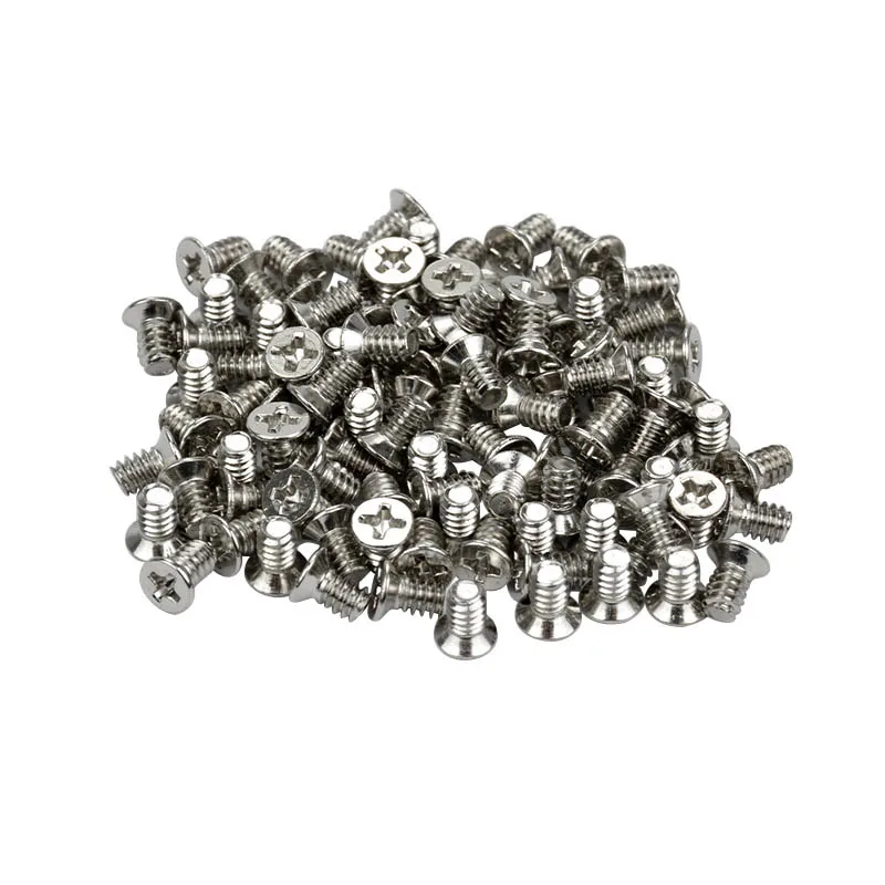 

100Pcs Sunk Screw 3.5 Thread For Computer Hard Disk Drive HDD Screw 6#32