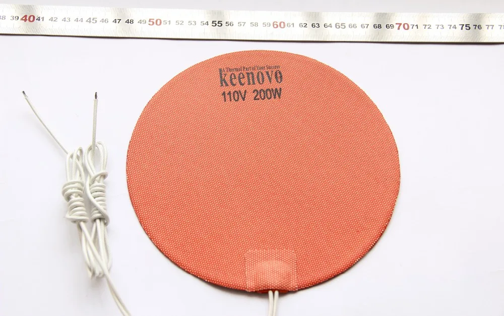 Диаметр 200 мм Вт @ 110 В Keenovo Универсальный Круглый/Круглый Силиконовый нагреватель
