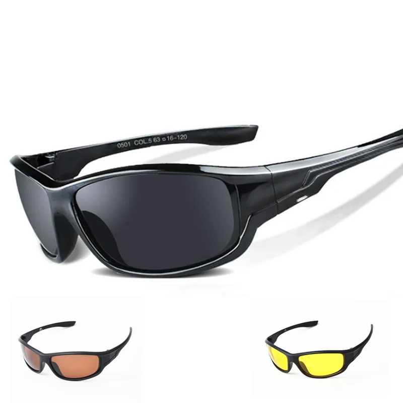 Поляризованные солнцезащитные очки для мужчин, винтажные очки с зеркальным покрытием, антибликовые солнцезащитные очки UV400, очки для ночного видения