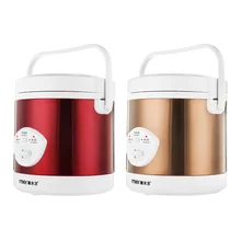 1.2L Rice Cooker 220V 200W Multifunctional Cook Rice Porn&Soup Automatic Temperature Control Food Warmer Stain Steel