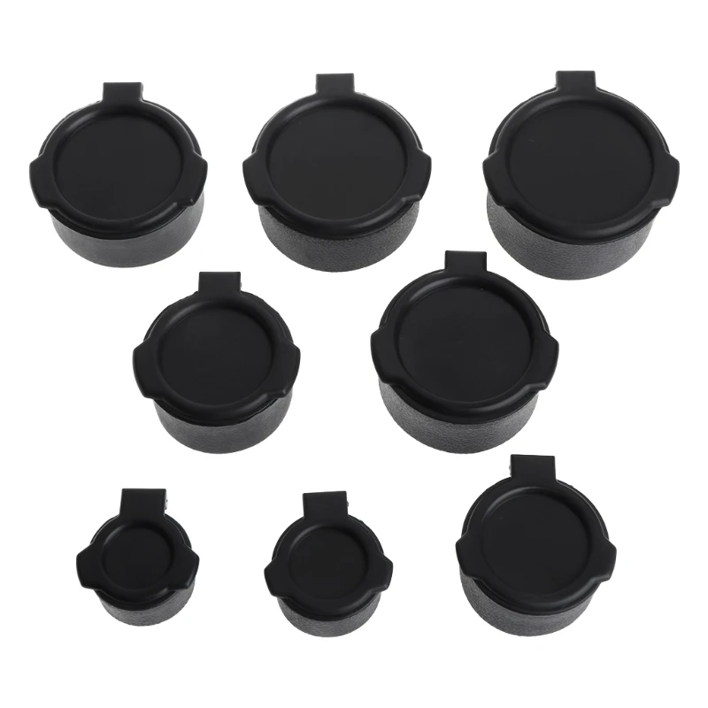 

Hunting Caliber Scope Quick Flip Spring Lens Cover Objective Cap Dustproof Lid