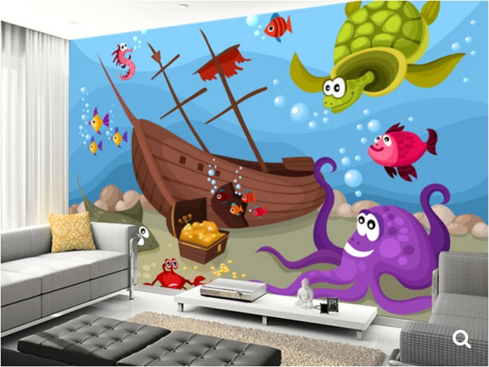 Anak Kustom Wallpaper Kehin Laut Kartun Mural Untuk Ruang Anak Kustom Wallpaper Kehin Laut Kartun Mural Untuk Ruang Tamu R Latar Belakang Pvc Di Dari Perbaikan Rumah