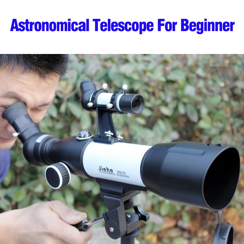 

High Zoom Monocular CF350 50mm/60mm Refractor Monocular Space Telescope Astronomic Professional with Tripod for Kids Beginner