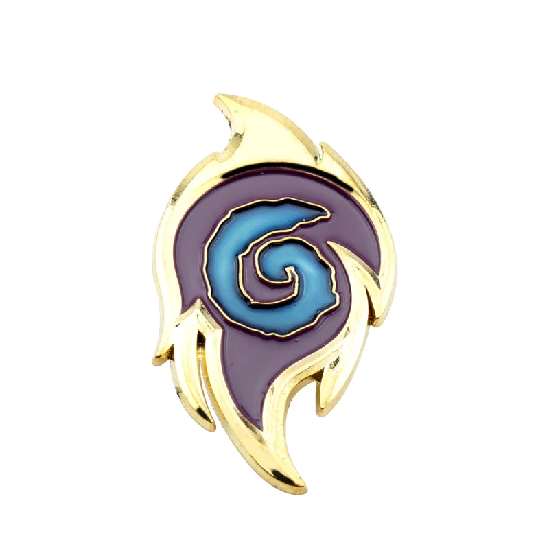 Hearthstone Star Badge Броши для мужчин и женщин Pins Accessories Hot Card Game эмаль золотого тона герои