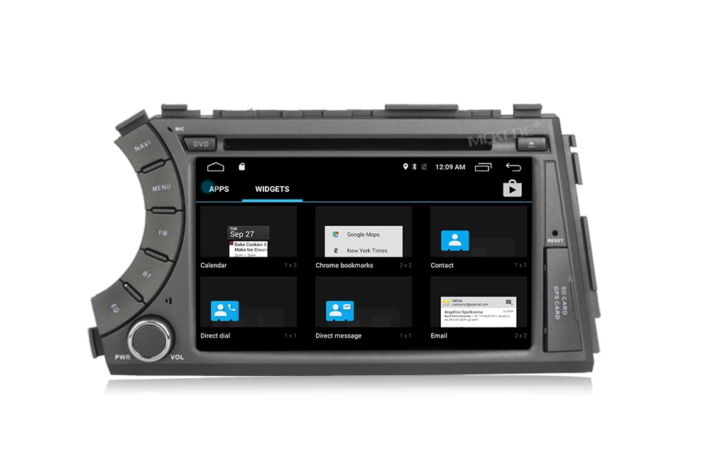 Cheap HD 2G RAM Android 7.1 2 DIN Car DVD for ssangyong Actyon Kyron with car gps radio for ssangyong actyon kryon 1080p support SWC 18