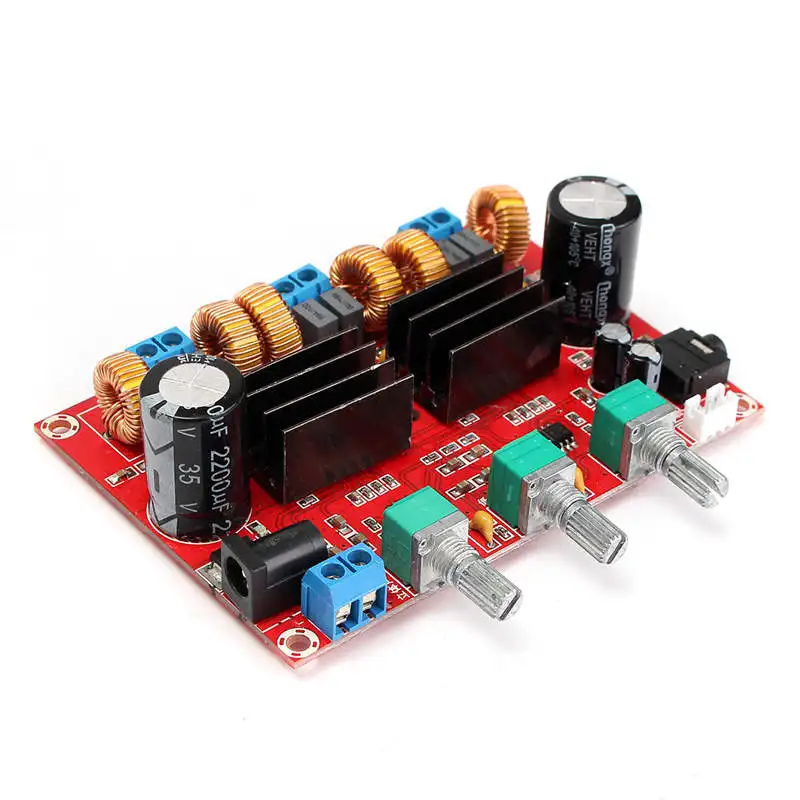 Free shipping TPA3116D2 50Wx2 100W 2 1 Channel Digital font b Subwoofer b font Power font