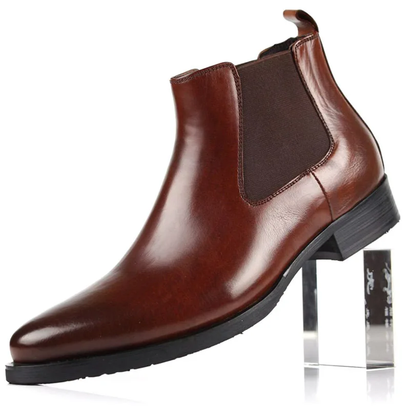 slip on dress boots