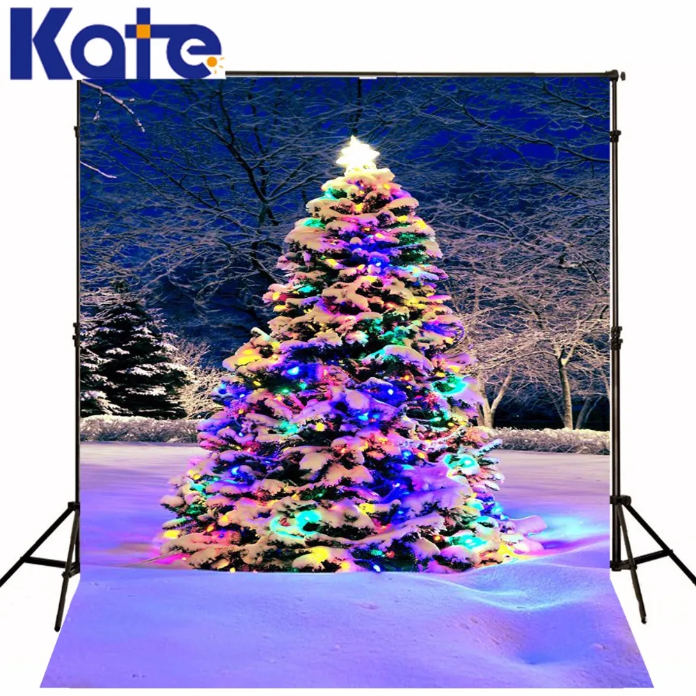 

10X20Ft(3X6M) Christmas Backdrop Pine Snow Lantern Fotograf Arka Plan Zj