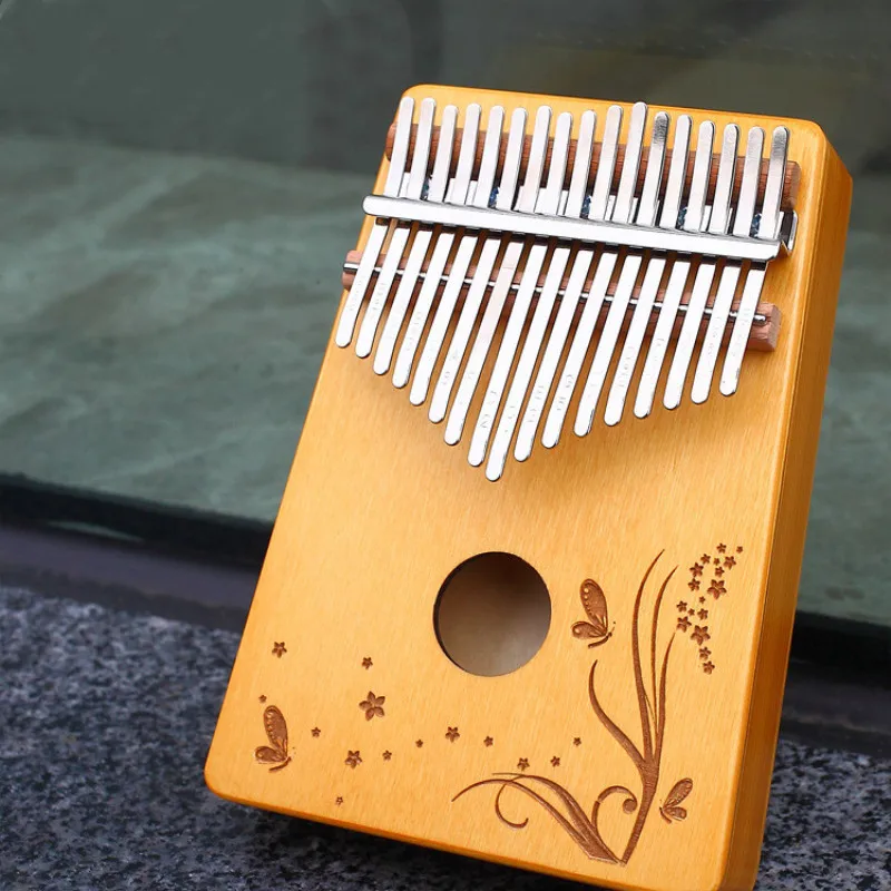 17 клавиш на палец Kalimba Mbira Sanza большой пианино карманный размер клавиатура с