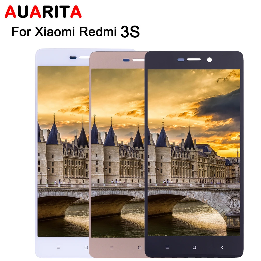 

100% New 1pcs LCD For Xiaomi Redmi 3S LCD Display+Touch Screen Digitizer Assembly with tools free shipping