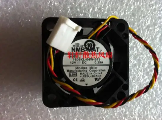 NMB-MAT 4CM 4020 12V 0.25A 1608KL-04W-B79 3-линейный охлаждающий вентилятор