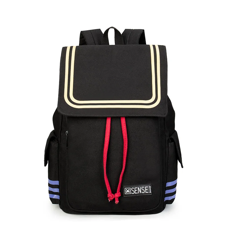 Школьный рюкзак с изображением героя мультфильма Korosensei, парусиновая школьная сумка унисекс