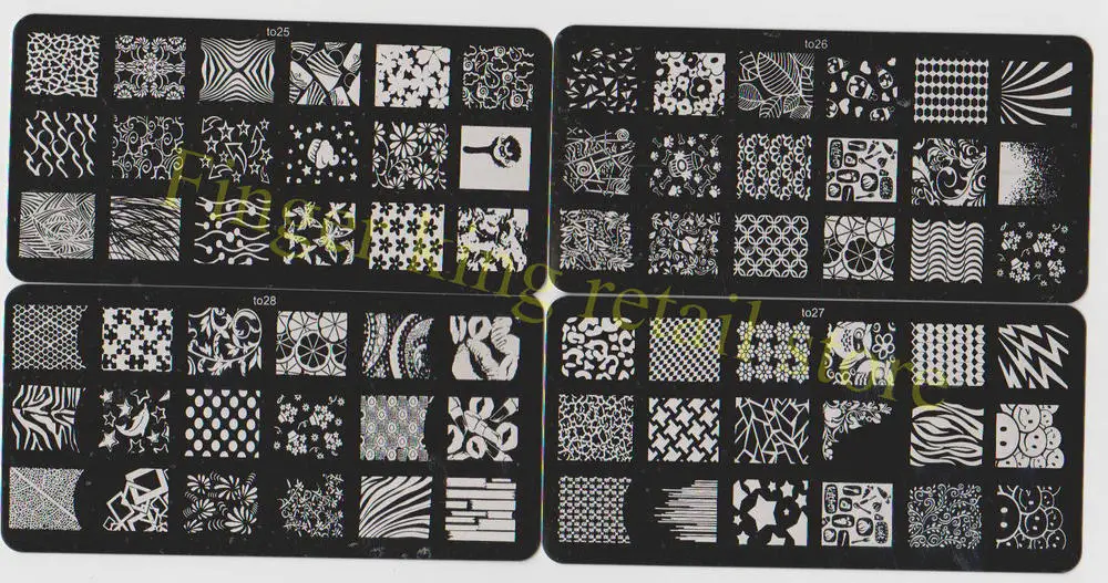 6X12 см нейл-арта 16 шт./лот штамп изображения листовой штамповки ногтей маникюр Сделай Сам Image Plate шаблон to17-32#009