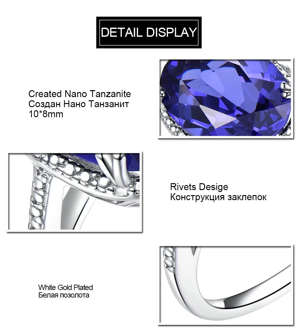 UMCHO-Tanzanite-silver-sterling-rings-for-women-RUJ071T-1 PC (5)