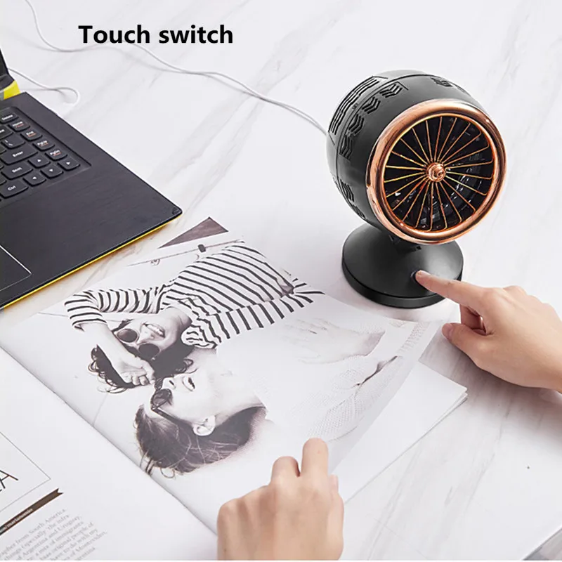 

Mini USB Cooling Portable Desk Fan Cooler Double-Leaf Super Mute Coolerfor Notebook Laptop Computer Switch Clip Desk Turbine Fan