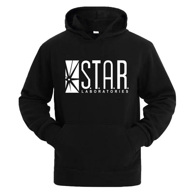 Толстовка с капюшоном STAR labs для мужчин/женщин черная толстовка мужчин|Толстовки
