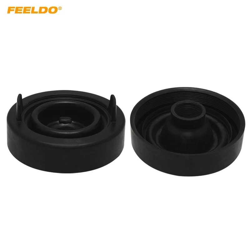 FEELDO 10Pcs Waterproof DustProof Cover Rubber H4 80mm 80mm Anti Dust Sealing Cover Cap For Car