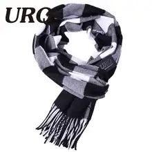 2016 new fashion brand plaid scarf men scarf winter Warm Tartan scarf Foulard black color W3A17532