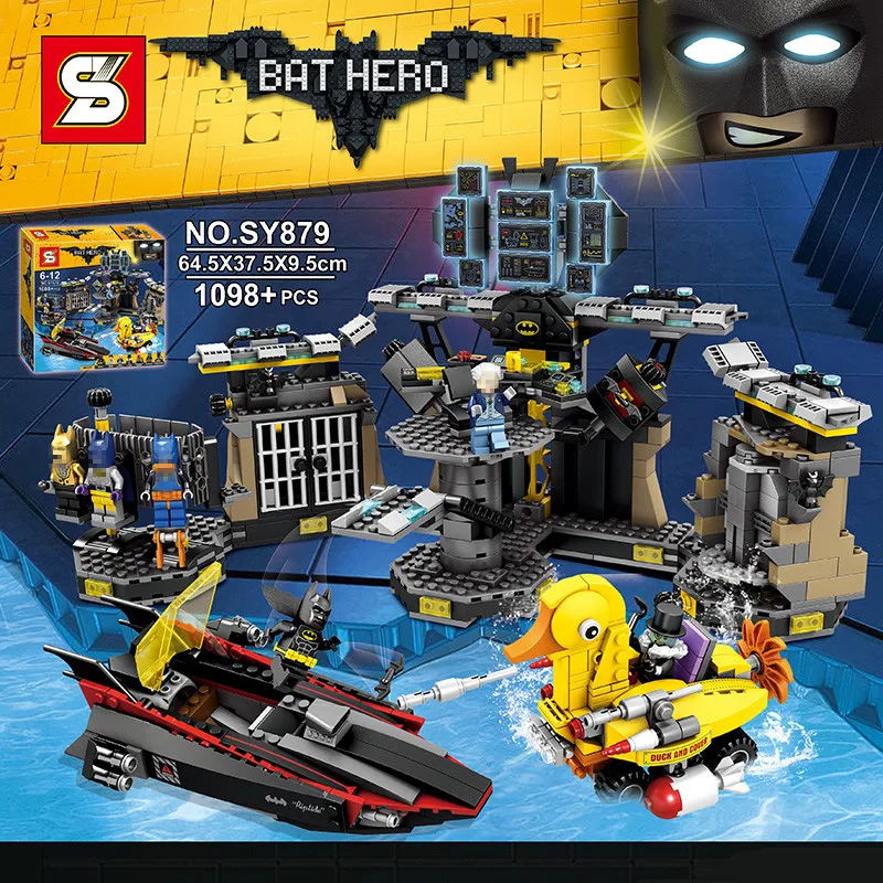 

Avengers Tower Series Batman Superheroes Building Block Legoing war blocks with figure toys for children gift Construction Toys