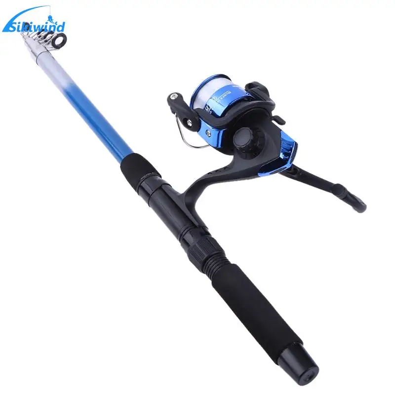 

53pcs Fishing Kit 1.8m Telescopic Fishing Rod Reel String Hook Float Space Beans Lead Weight with Bell Pesca Fishing Rods