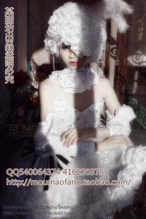 Косплей Аниме Kuroshitsuji Черный дворецкий Ciel Phantomhive цирковая кукла вечернее платье