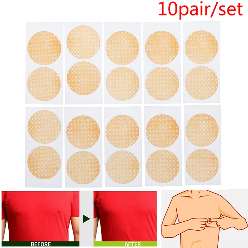 

10 Pairs Adhesive Nipple Covers Bra Pad Patch Nipple Covers Disposable Men Breast Nipple Covers Sticker For Adult Games