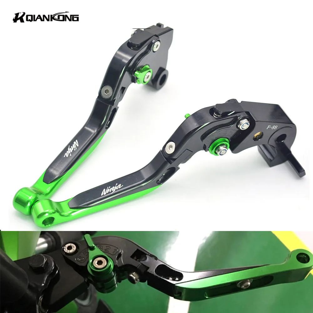 

Adjustable brake clutch lever Sport moto Bike Modification lever For Kawasaki Ninja ZX6R/ZX636R/ZX6RR 2000-2004 Monster Energy