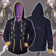 Game Fire Emblem Hoodie Robin Sweatshirts Cosplay Costume Jacket Zipper Clothing fire emblem awakening chrome battleframe uniform cosplay costume