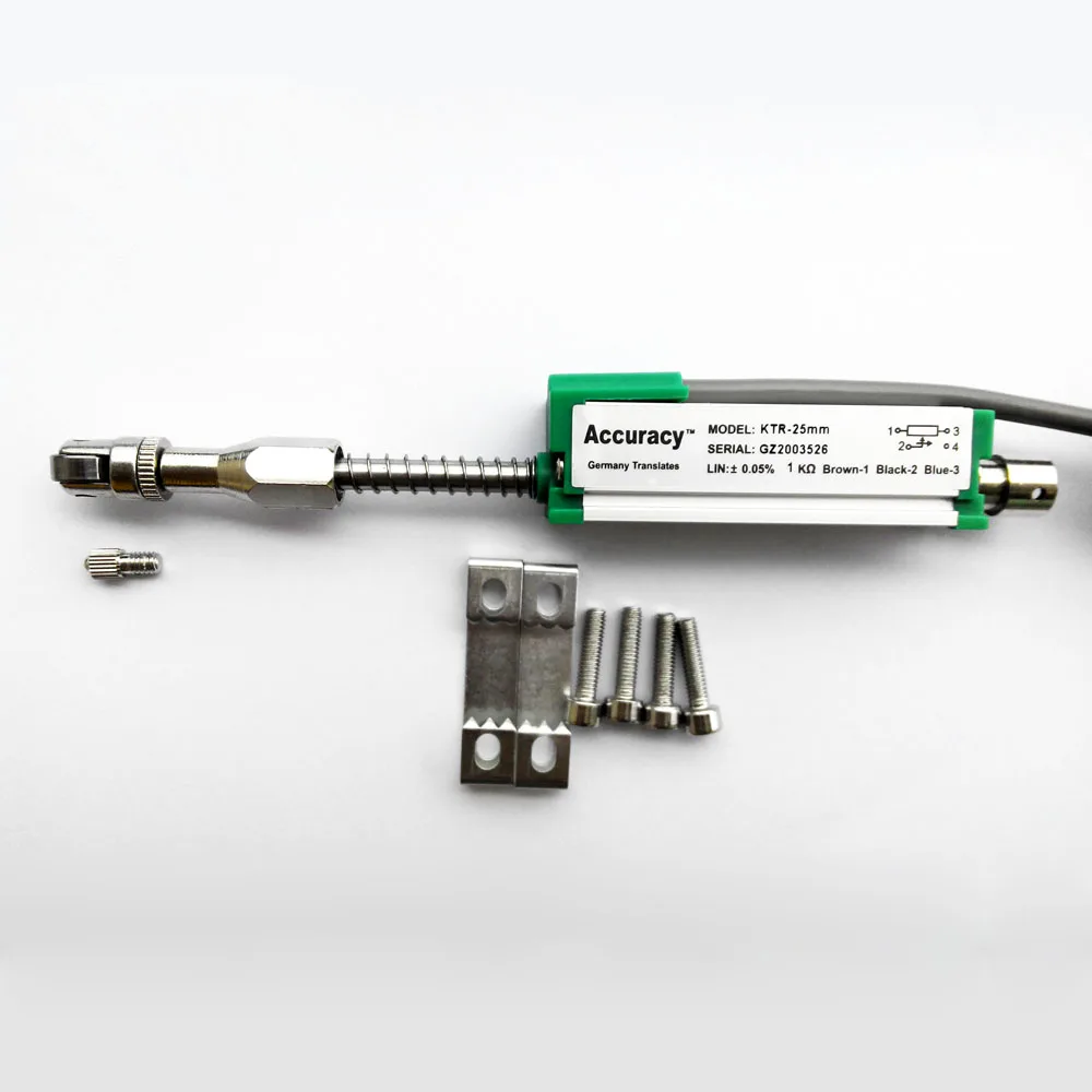 

Linear Displacement Sensor Electronic Ruler Miniature Spring Automatic Reset KTR Type 25mm Displacement Transducer Scale