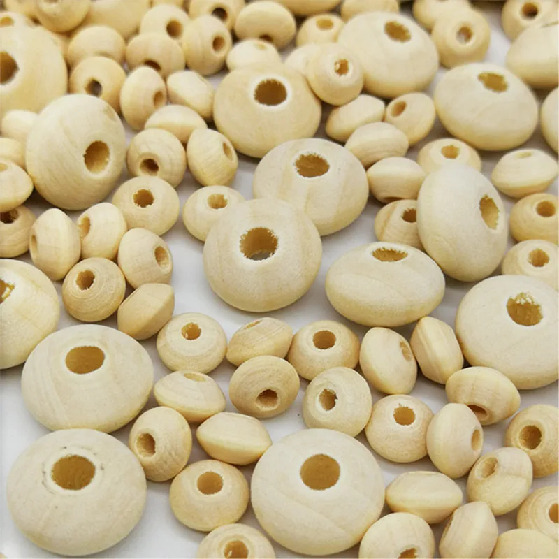 

5*8/8*14mm 100/30pcs/lot Hot Fashion Cheap Beads Wood DIY Handmade Oval Accessories Bads Jewelry For Bracelet Necklace Wholesale